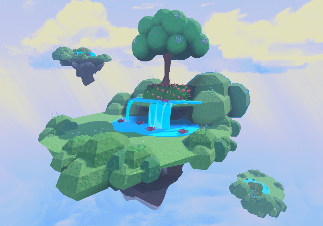 Floating Island 3D environment