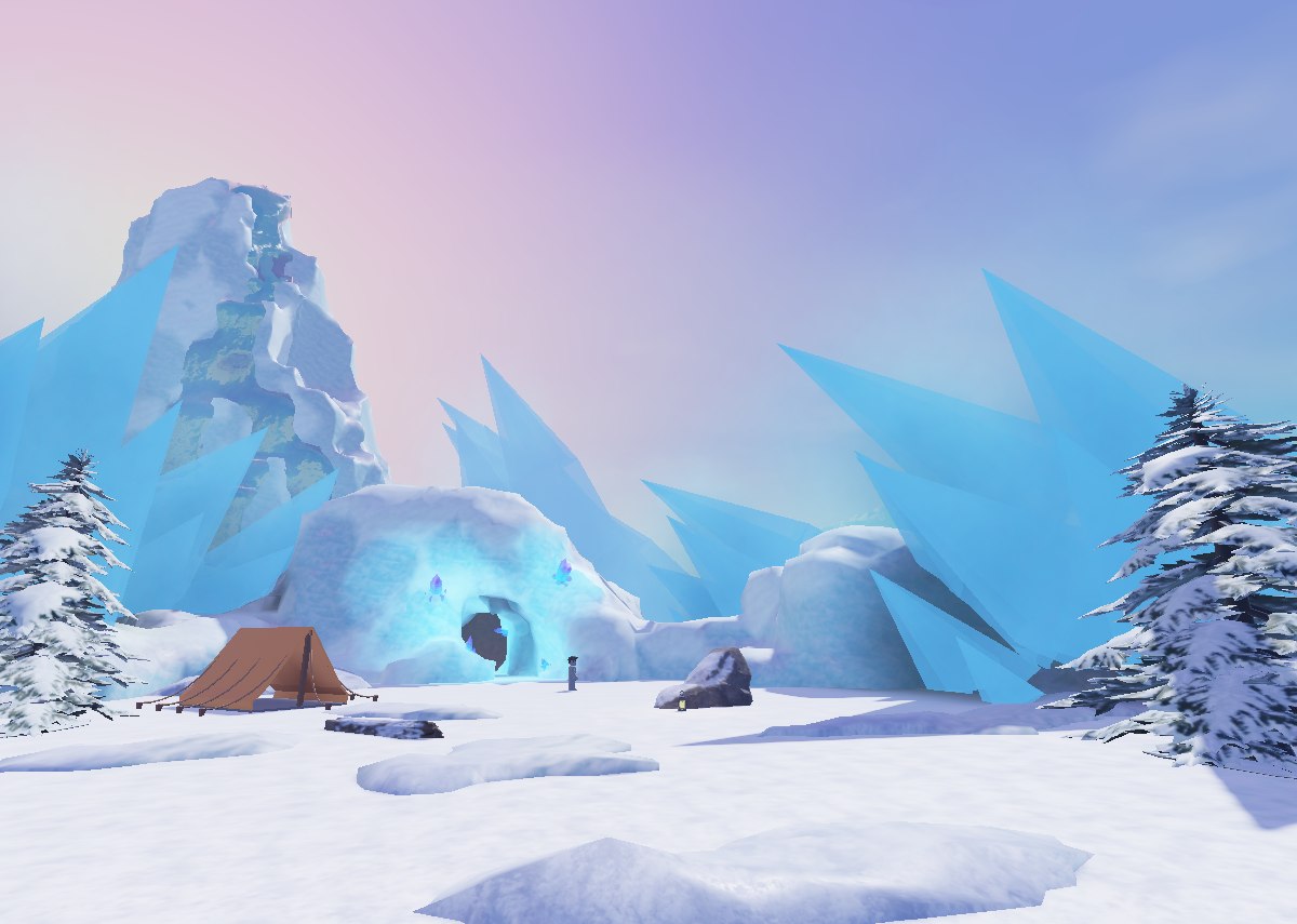 Iceberg 3D scene