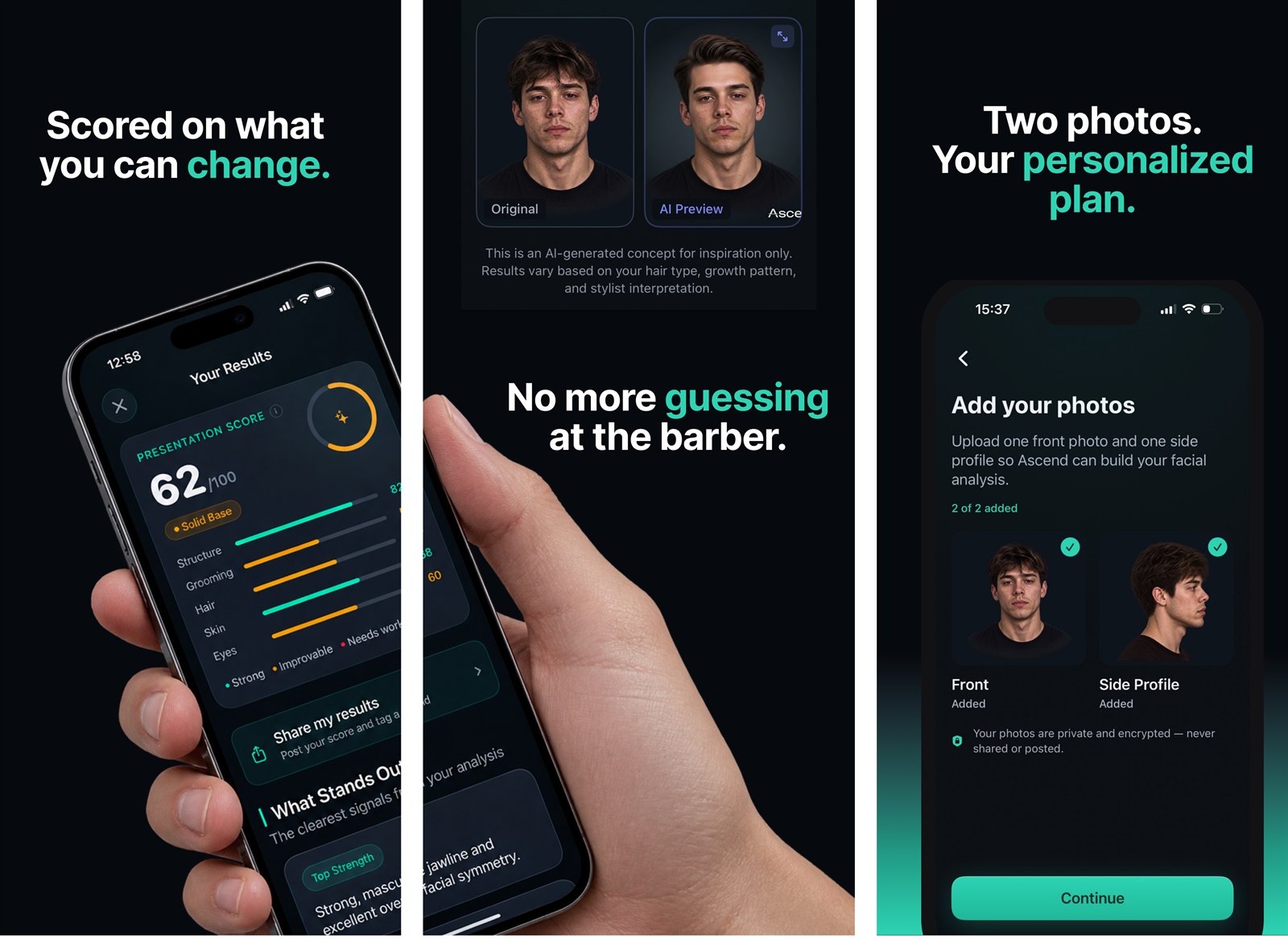 Ascend — App Store screenshots & ASO