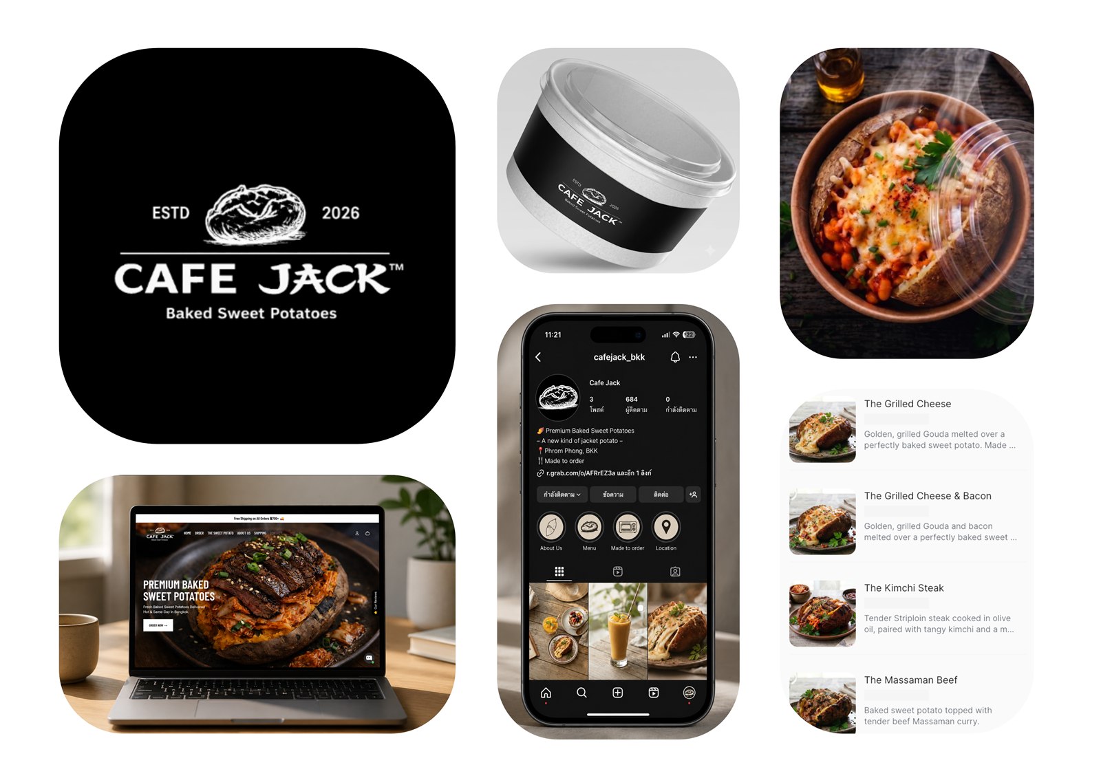 Cafe Jack full brand board