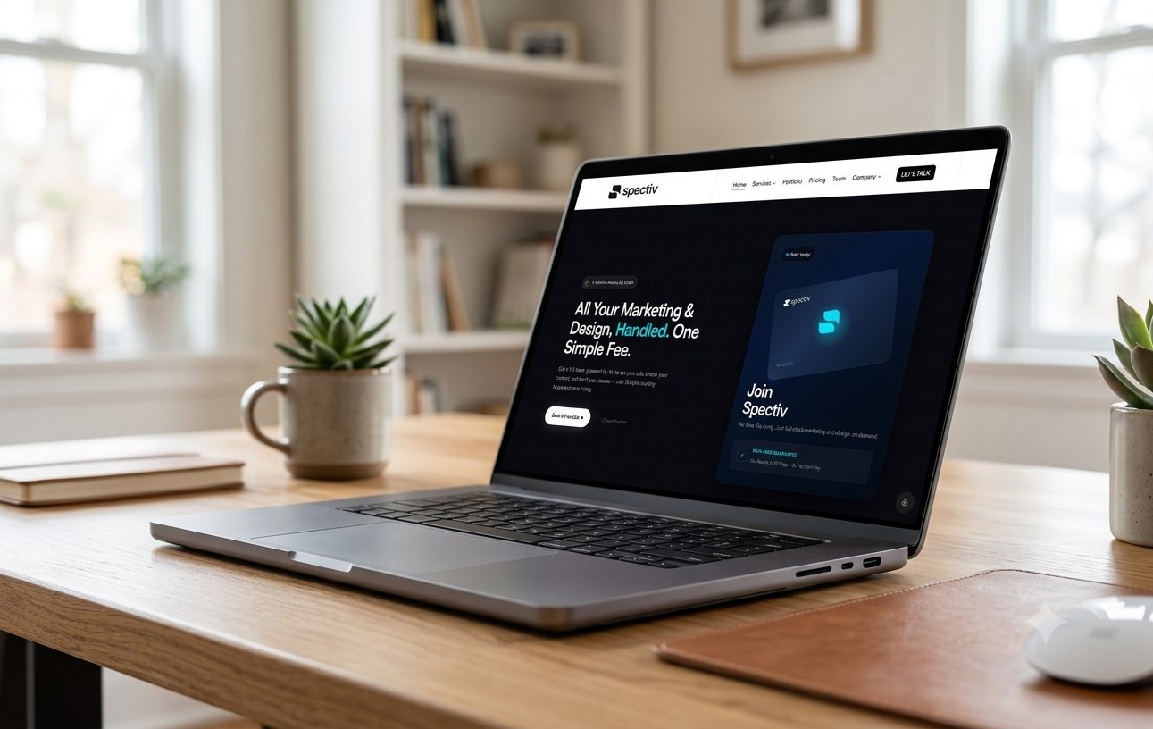 Spectiv web design preview